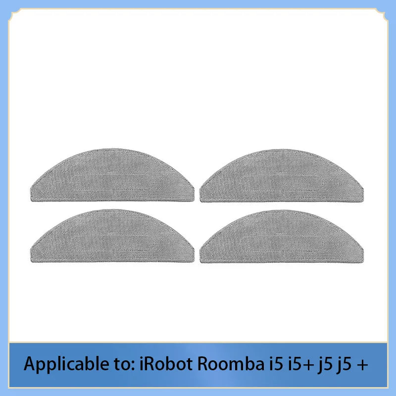 The mop cloth is compatible with the iRobot Roomba i5 i5+ j5 j5+ robot vacuum cleaner rag