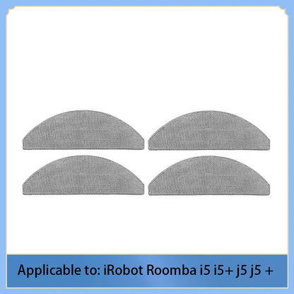 The mop cloth is compatible with the iRobot Roomba i5 i5+ j5 j5+ robot vacuum cleaner rag