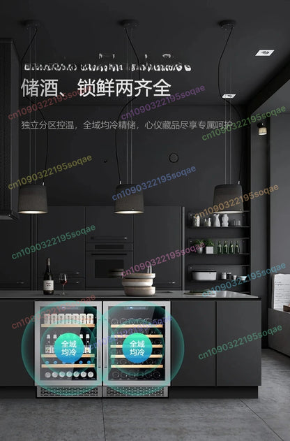Embedded Wine Cabinet Household Small Refrigerator Constant Temperature Refrigerated Cabinet Drinks Ice Bar