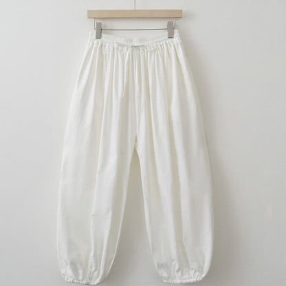 2025 Summer Trendy Linen Cotton Palazzo pants Women Bloomers Trousers