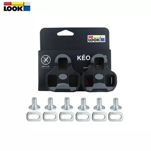 LOOK Keo Cleats SPD-SL Look Pedal Cycling Shoes Cleats Self Locking Pedal Anti-Slip Cleat Compatible Look Keo Road Bike Cycling