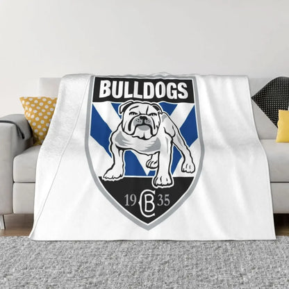 Canterbury Bankstown Bulldogs Throw Blanket Weighted Blanket Bed covers
