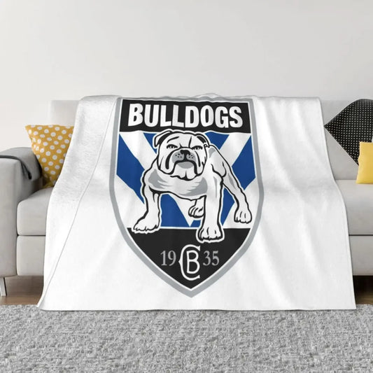 Canterbury Bankstown Bulldogs Throw Blanket Weighted Blanket Bed covers