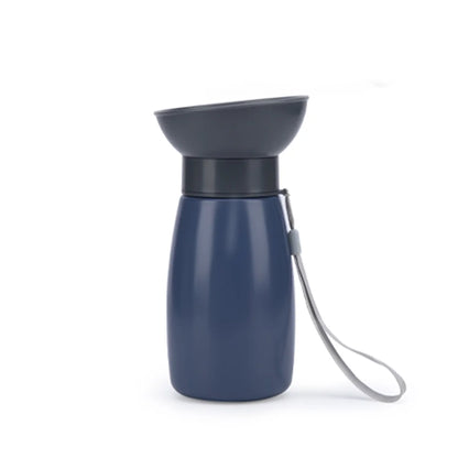 600ml Portable Dog Water Bottle Large Dogs High Capacity Fountain Water Dispenser Outdoor Dog Drinking Bowl Labrador Supplies