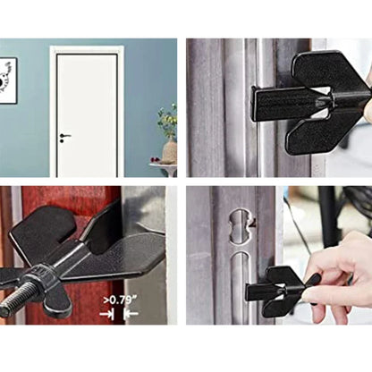 Portable Hotel Lock Live Alone Self-Defense Door Stop Travel Anti-theft Door Stopper Childproof Door Lock Safety Home Latch