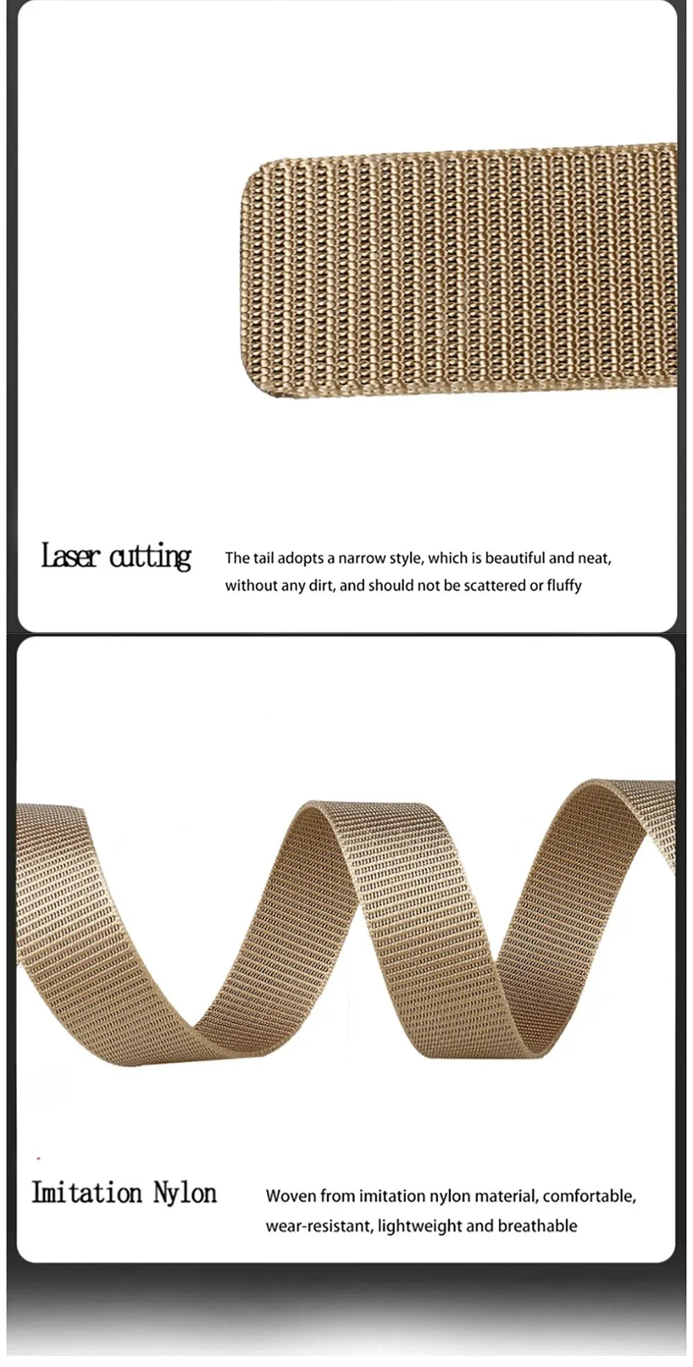 Men's Belt Imitation Nylon Tactical Belt Casual Versatile Metal Buckle Belt Outdoor Sports Canvas Belt Paired With Jeans Belt