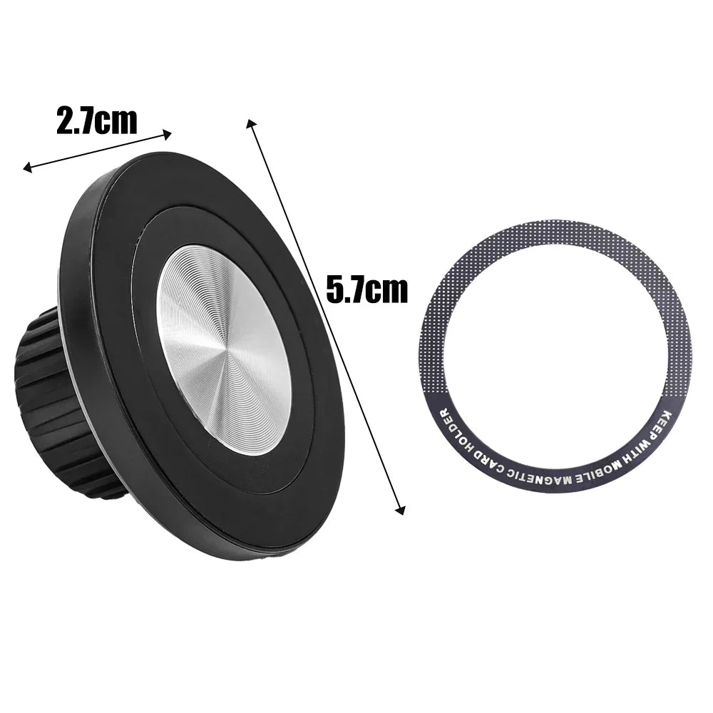 Universal Magnetic Car Phone Holder Parts For MagSafe Car Mount Accessories Suitable for 17mm Ball Head Base Magnet Brackets