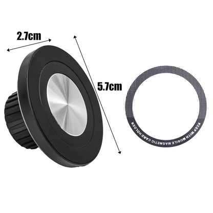 Universal Magnetic Car Phone Holder Parts For MagSafe Car Mount Accessories Suitable for 17mm Ball Head Base Magnet Brackets