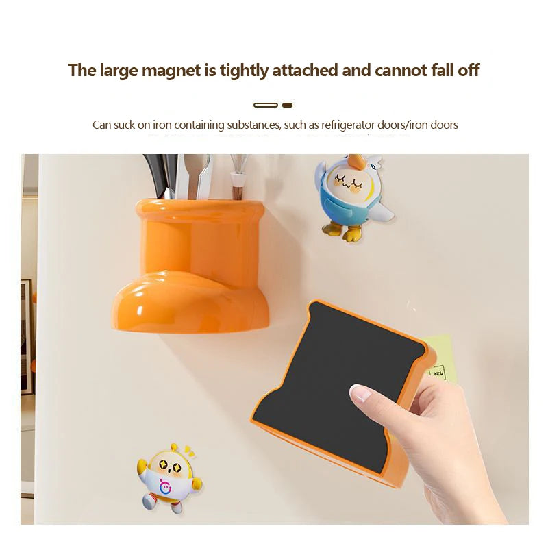 Cute Boots Magnetic Suction Fridge Wall Mounted Organizer Kitchen Decorative Organizer Basket No Punch Storage Boxes