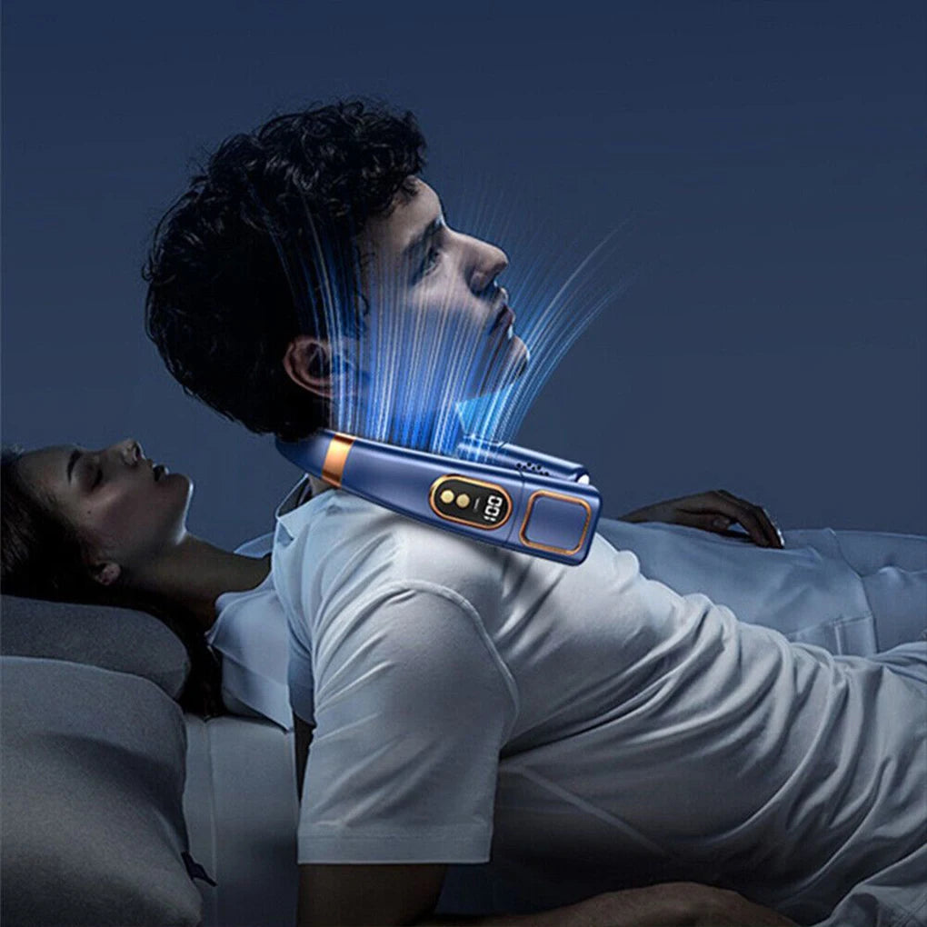 Neck Hanging Fan USB Charging Lazy Outdoor Portable Silent Turbo Neck Bladeless Mini Fan Summer Cool Best Gift For Friends Kids