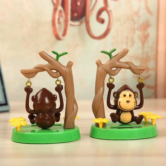 Solar Energy Accessories Shaking Head Doll Swing Monkey Gift CreativeInterior Decoration Car Accessories Car Doll Accessories