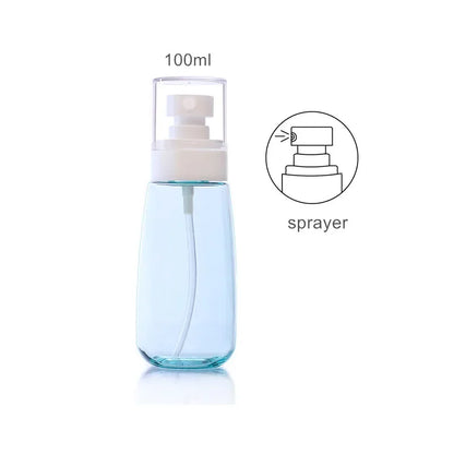 30ml 60ml 100ml UPG Fine Mist Spray Bottle Plastic Bottl Lotion Pump Travel Perfume Water Bottles Refill