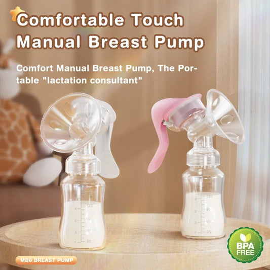 Popular baby breast pump, manual breast pump, breast milk bottle breast pumppostpartum product, breast pump without bisphenol A