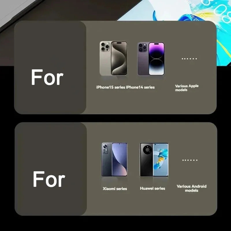 5000/10000mAh Thin Wireless Power Bank Potable Charging Mobile Powerbank Magnetic External Battery for iPhone Huawei Xiaomi 2025