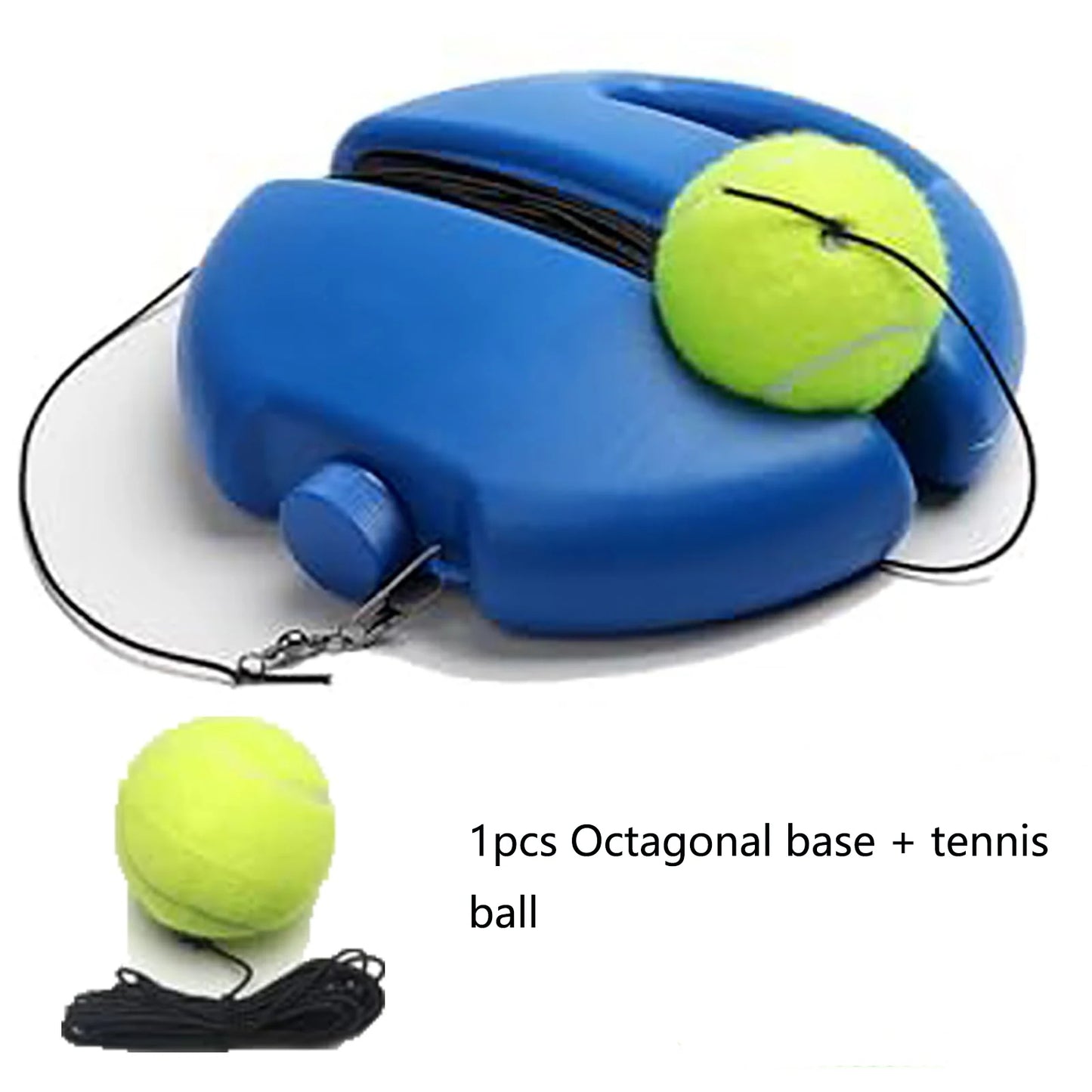 Tennis Trainer Single Base Training Durable Ground High Elastic Tennis Rope Adult Outdoor Sports Training Supplies