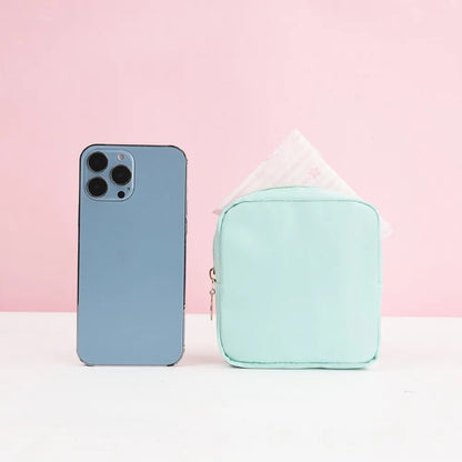 Fashion Multicolor Sanitary Pad Bags Home Organization Portable Pad Pouch Makeup Bags