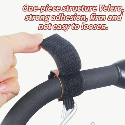 Multifunctional S Shape Baby Stroller Hooks PU Solid Color Hanging Hook Cart Organizer Cartoon Stroller Accessories Baby