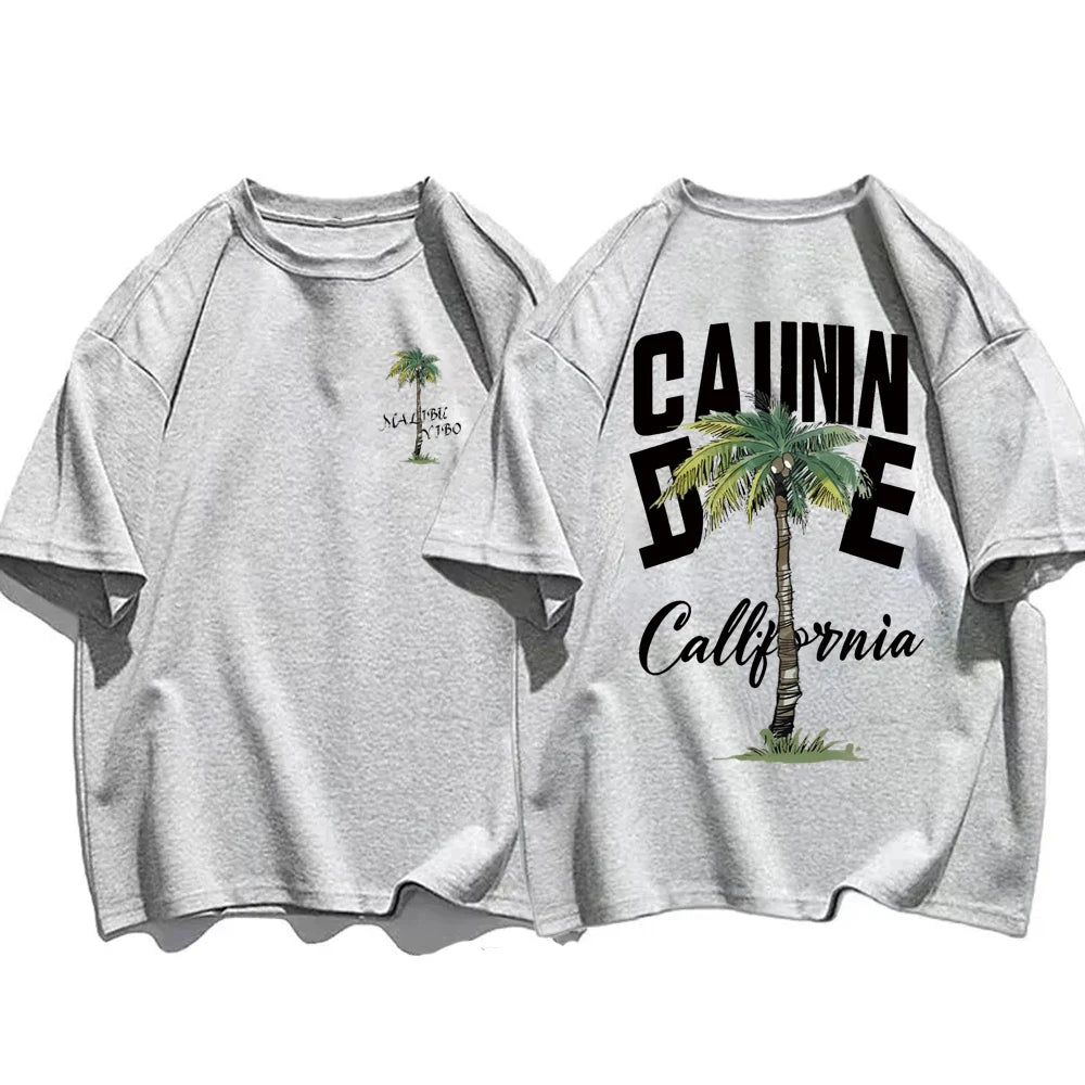 Mens T-shirts Printed Funny Tops Summer Cotton T-shirt for Men Casual O-Neck Tee Shirts Streetwear Oversized Top Clothing