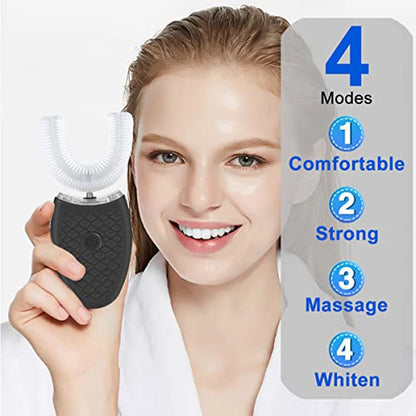 Professional Electric Teeth Tray Waterproof Wireless Rechargeable Tooth Whitening Machine LED Light White Light Teeth Brush