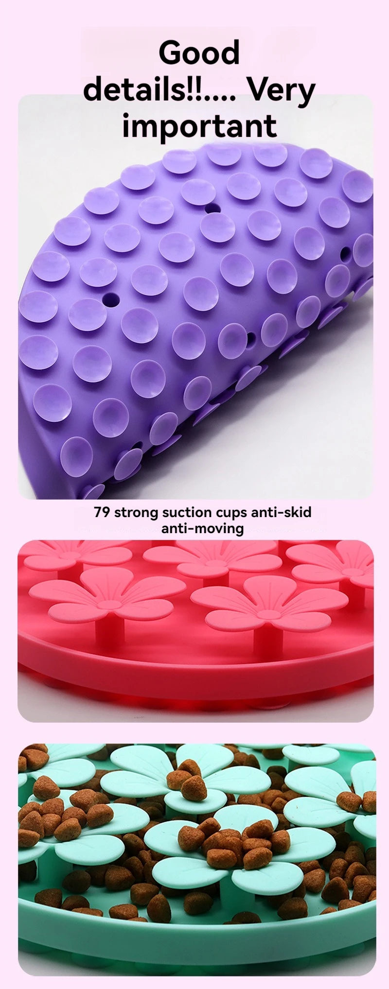 Pet Products Mat For Dogs Cats Slow Food Bowls With Suction Cup Feeding Food Silicone Lick Pad Dog Slow Feeders Treat Dispensing