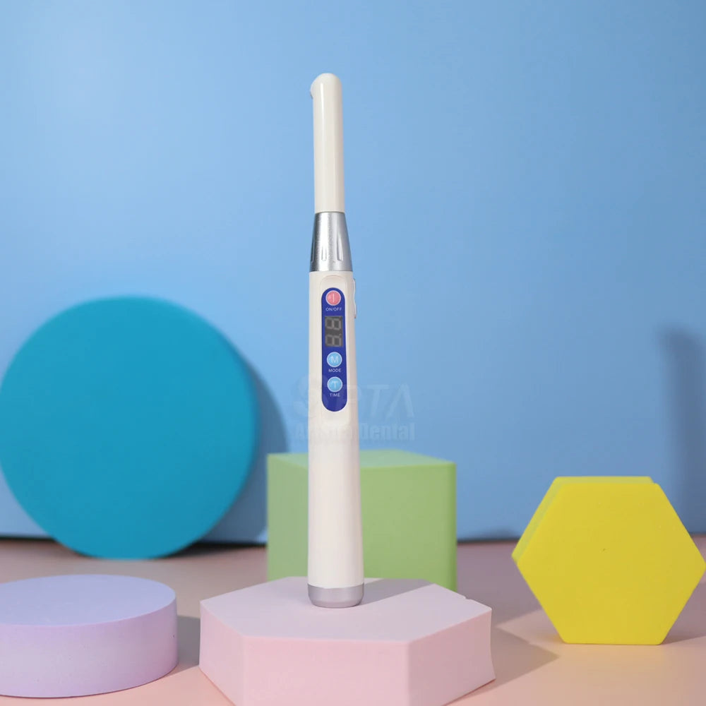 LED Dental Curing Lamp 1 second Light Cure with 3 Working Modes Full Power Adjustable Work Time Dentist Teeth Whitening Tool