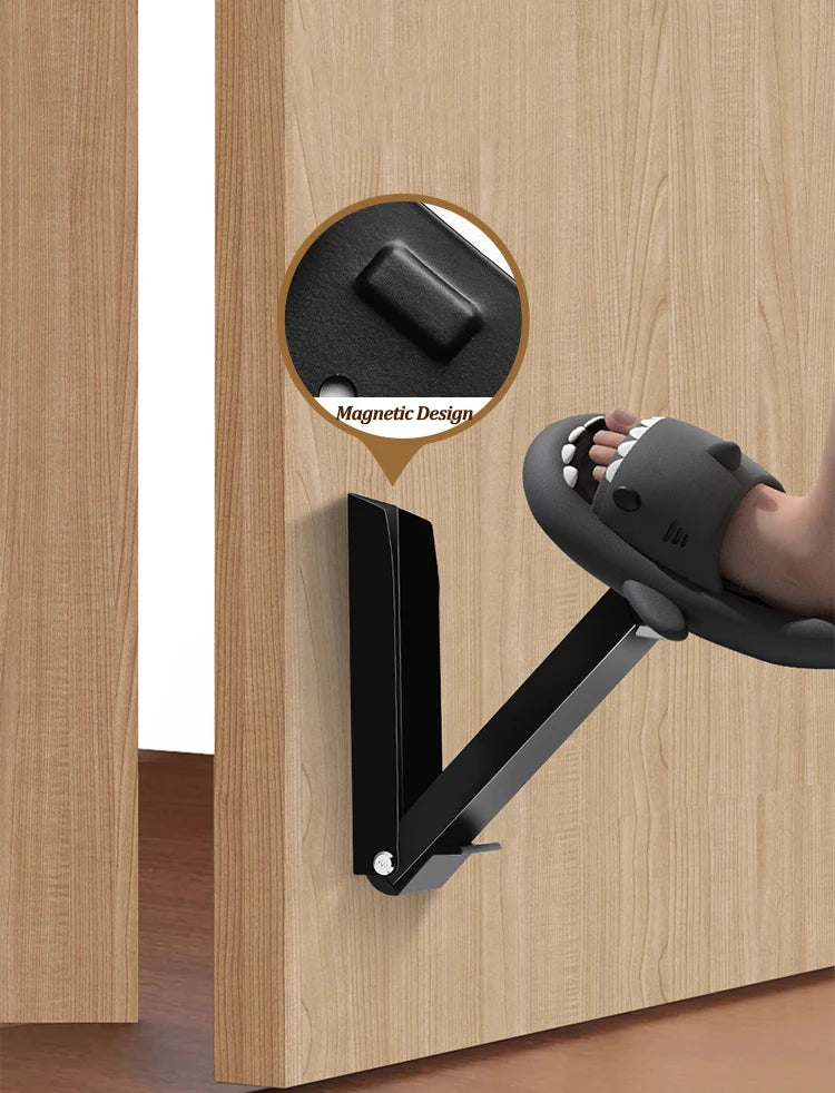 Stainless Steel Windproof Door Stopper Anti-collision Home Magnet Door Stapper Self Adhesive Door Anti-Slip Holder Doormat