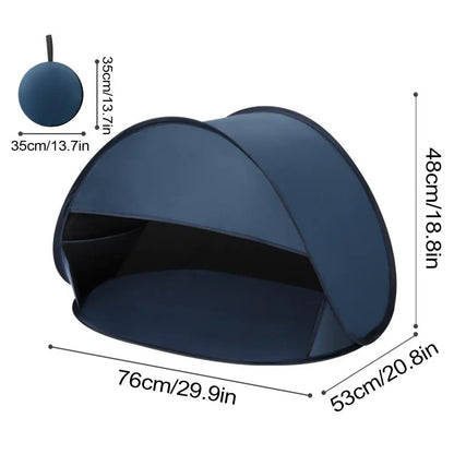 Head Shade Tent Instant Beach Tent Head Shade Protection Canopy Face Head Shade Protection Tent Breathable Head shade tent