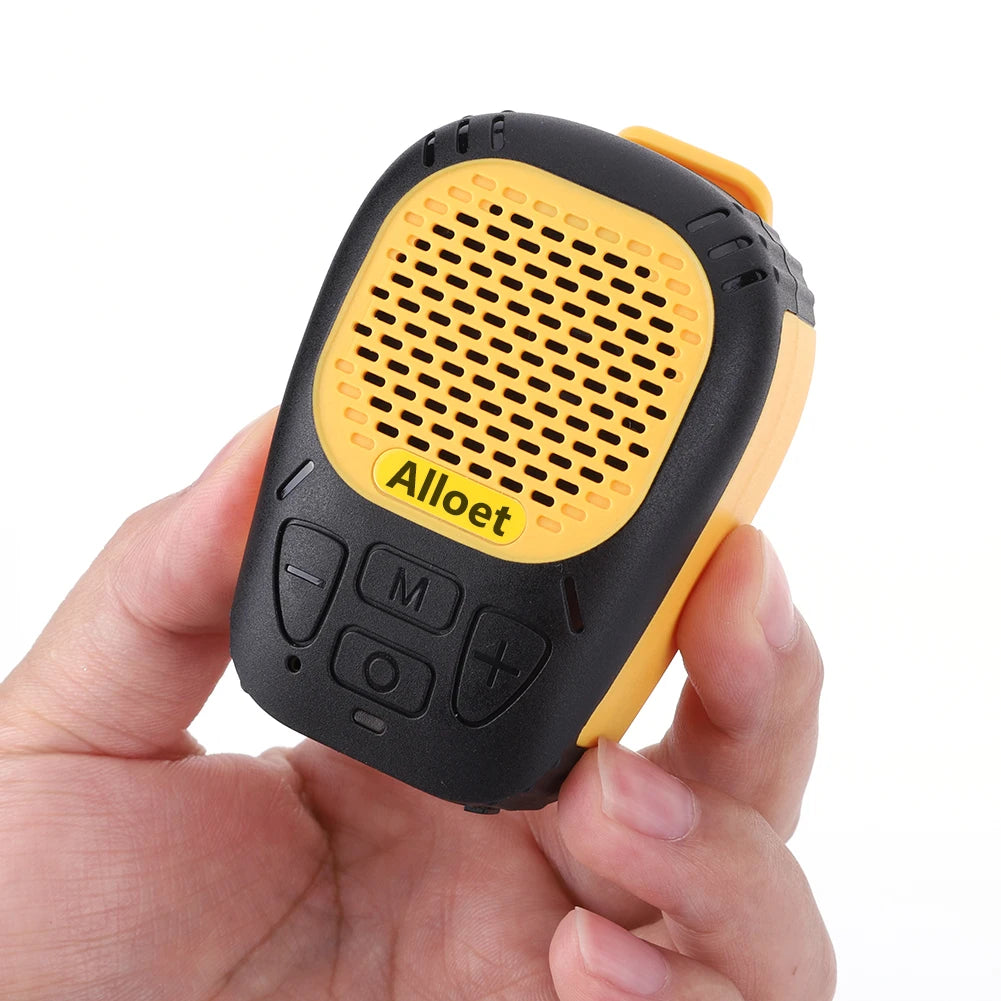 Wearable Bluetooth Speaker Magnetic Clip-On Wireless Speaker Waterproof Portable Sound with Strap for Hands-Free Music/Calls