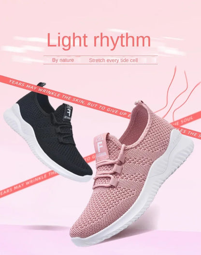 2024 Sports Running Shoes Women's Mesh Breathable Walking Women's Sports Shoes Comfortable and Fashionable Casual Sports Shoes