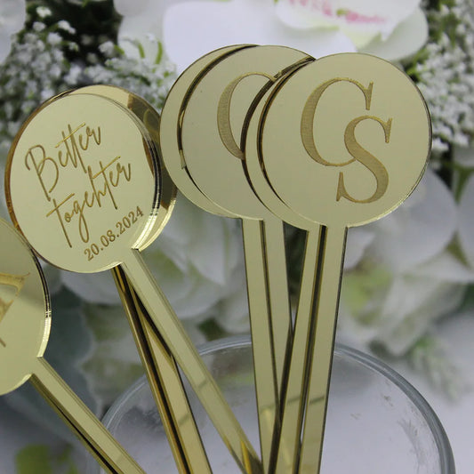 Personalized Wedding Engraved Drink Stirrers,Cocktail Sticks,Drink Tags,Cocktail Stirrers,Custom Cocktail Sticks,Party Decor