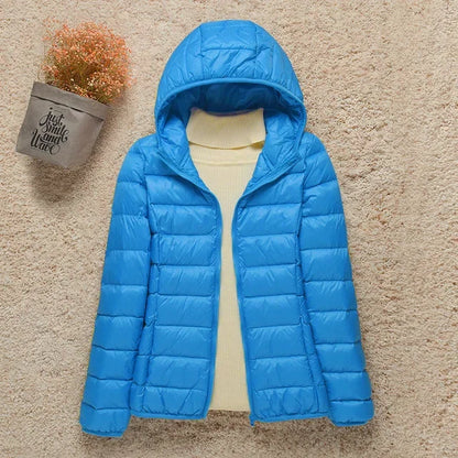 Duck Down Jacket Women Ultra Light Down Jacket All Season Feather Jacket Plus Women Overcoat Windbreaker Coats Down Coats