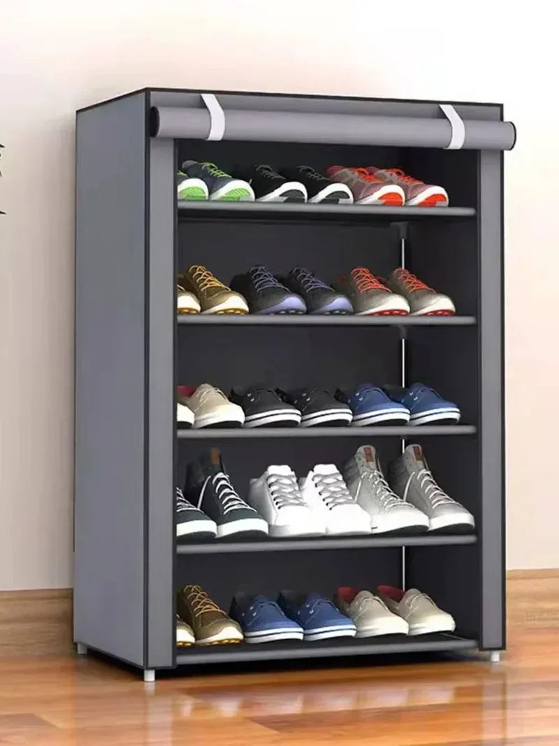 Multi-story dormitory simple cabinet home simple shoe rack space saving and economy new home dustproof shoe cabinet