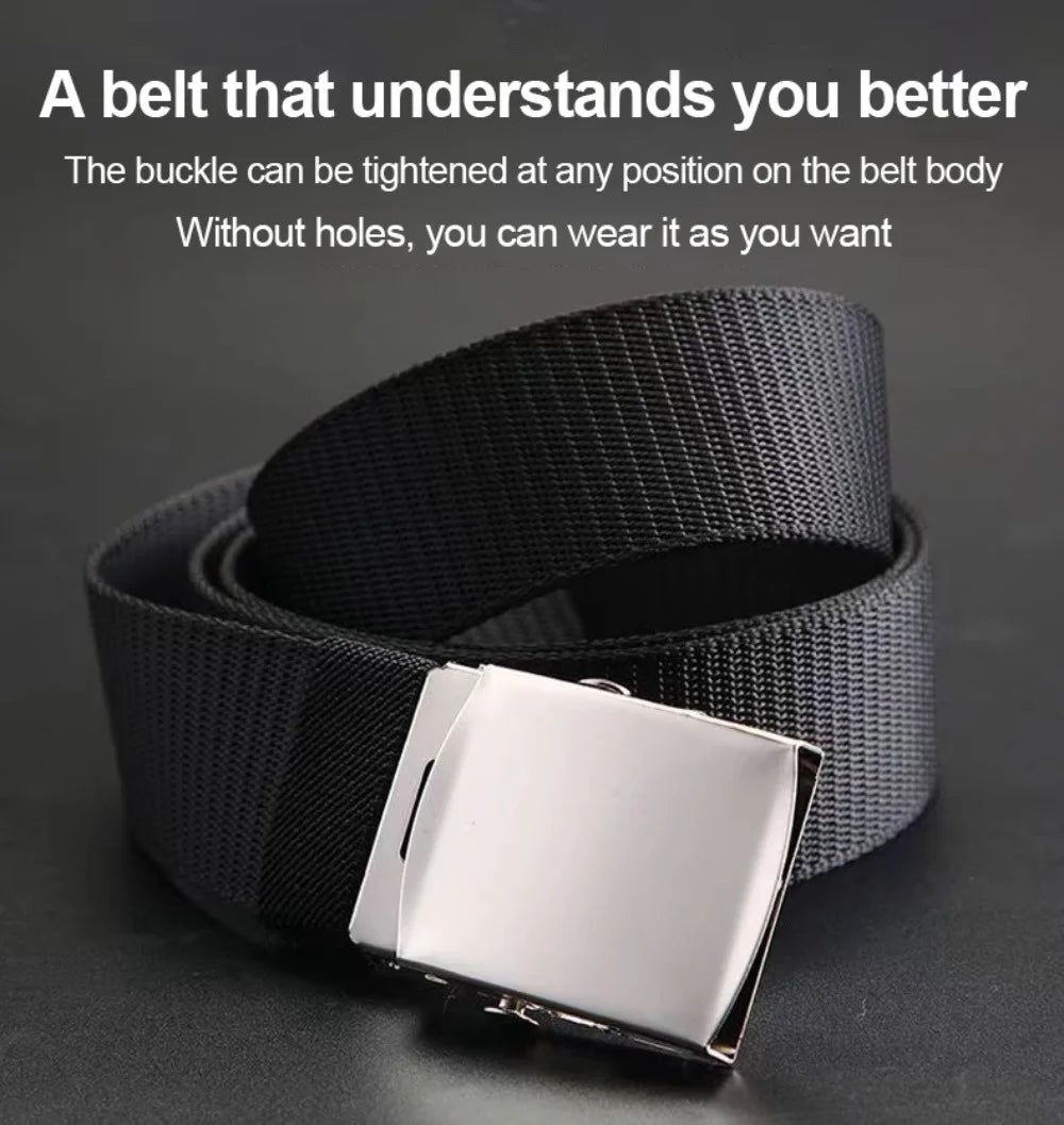 Men Belt Army Outdoor Hunting Tactical Belt Belt Versatile Nylon Canvas Pant Belt Casual Belt for Men for Nylon Male Luxury Belt