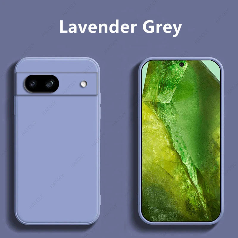 For Google Pixel 8a Case For Google Pixel 8a Case Funda Liquid Soft Silicon Para Bumper Phone Back Cover For Google Pixel 8a