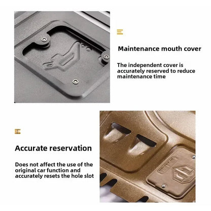 Vehicle - Specific Splash - Proof Durable Sturdy Engine Undercover And Lower Mudguard For Volkswagen TAVENDOR 2019-2024