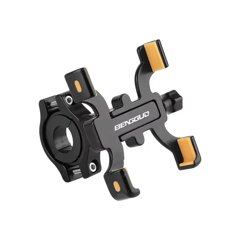 Bicycle Mountain Bike Four Claw Mobile Phone Stand Outdoor Sports Aluminum Alloy Mobile Phone Stand Cycling Mobile Phone Stand