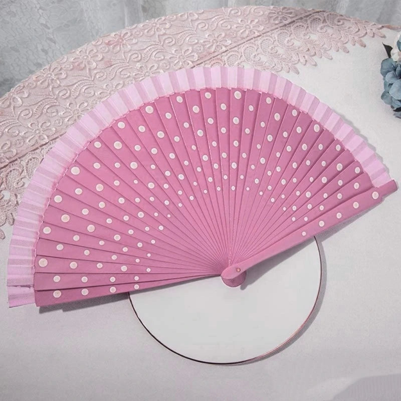 367A Flamenco Spanish Folding Hand Fan Fan for Dance Parties Wedding Decorations