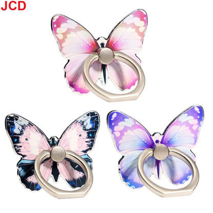 JCD 1pc Luxury Universal Beautiful Butterfly Mobile Phone Handle Holder Suitable Mobile Phone Ring Holder Mobile Phone Holder