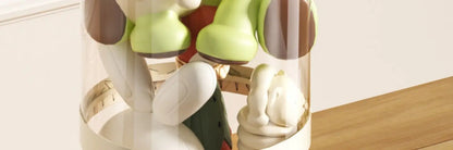 Doll Storage Bucket Transparent Moistureproof Storage Tube for Children's Plush Toys Organizer Home Organization and Storage