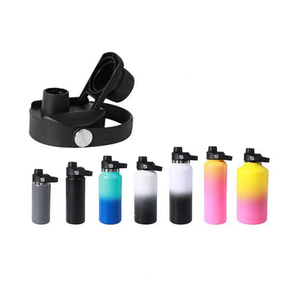 32oz Wide-Mouth Cup Lid for Hydro Flask Insulated Cup Lid Replacement Food-Grade Spout Lid with Flexiable Handle