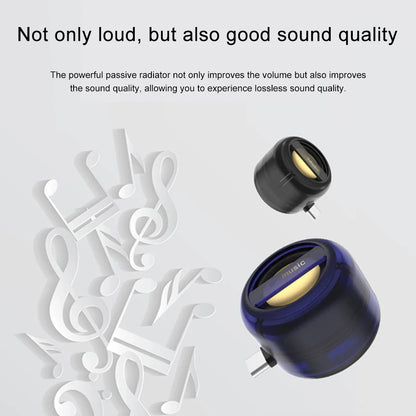 Mini Speaker-Mobile Phone Speakers In-line MP3 Speaker Amplifier External High Quality Sound Wired Audio Amplifier Portable