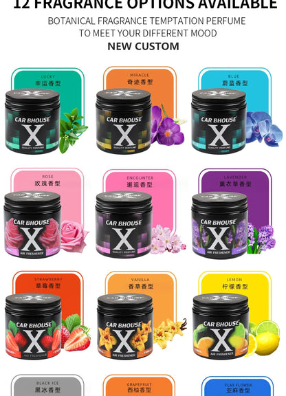 Car Air Freshener Solid Cologne Lavender Lemon Auto Accessories Vanilla Good Smell Odor Eliminator Essential For Home Closet