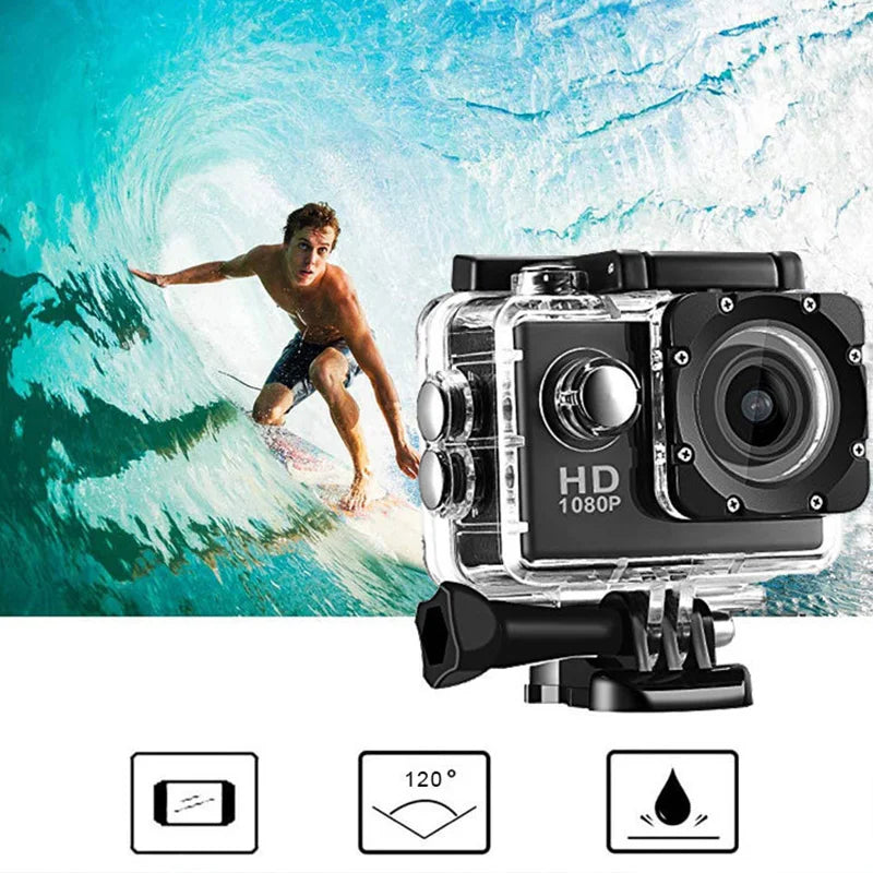 Underwater Waterproof Sports Dv Multifunctional Outdoor Riding Locomotive Sports Camera Sports Camera Diving Camera
