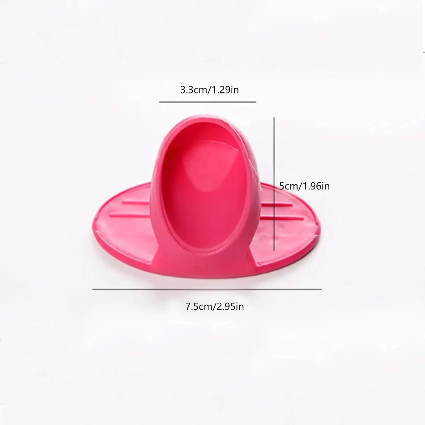 2Pcs Silicone Pot Holders, Heat Resistant Pot Holders, Mini Oven Mitts Rubber Oven Glove, Cooking Pinch Grips for Kitchen