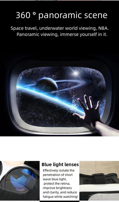 3D VR Glasses Headset Head-Mounted Adjustable VR For 4.7-6.1 Inches Android Smart Phones Virtual Reality Movie Game Helmet