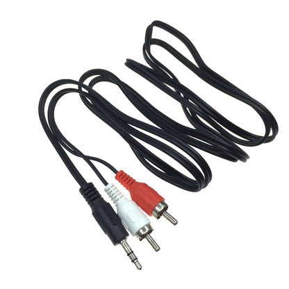 1.5M 3.5mm Jack to 2 RCA Audio Cables Stereo 3.5 mm Male to 2RCA Male Coaxial Aux Cable For TV Sound Laptop Mp3 Speakers