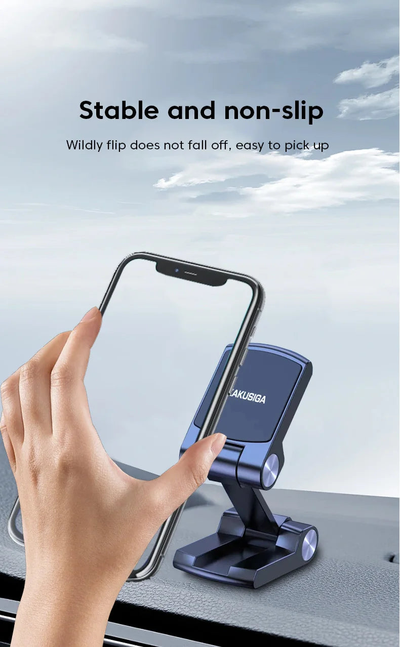 Magnetic Car Phone Holder Foldable 225° Rotation Magnet Phone Mount for iPhone Xiaomi in Car Mobile Cell Phone Holder Stand