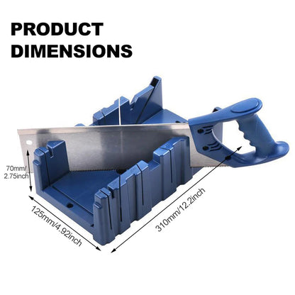 Multifunctional Woodworking Miter Saw Box Miter Saw Holder Saw Storage 45/22.5/90° Plastic Saw Box Medium Miter Saw Cabinet