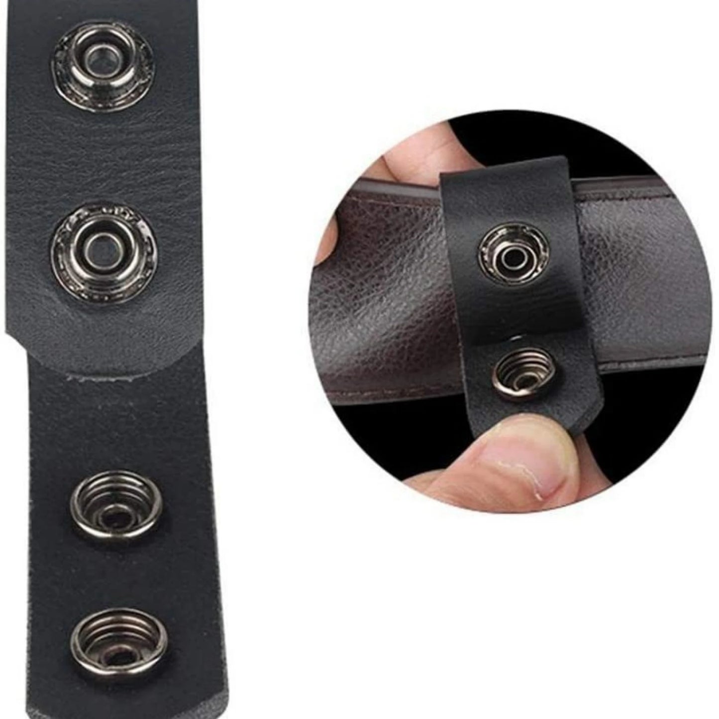 Belt Keepers for Duty Belt, Nylon Belt Keeper Tactical Belt Keeper with Double Snaps for Security Police Belt Fixing