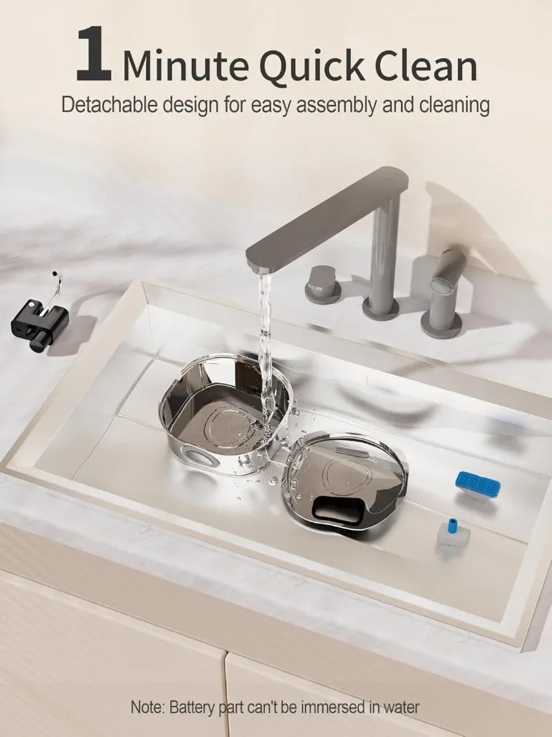 3.2L Wireless Cat Water Fountain 4000mAh Battery Auto Sensor Drinking Fountain For Cats Dog Pet Water Dispenser Accessories